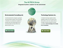 Tablet Screenshot of altech-group.com
